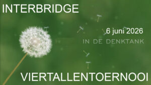 Interbridgetoernooi 2026: 20e editie, mis het niet!